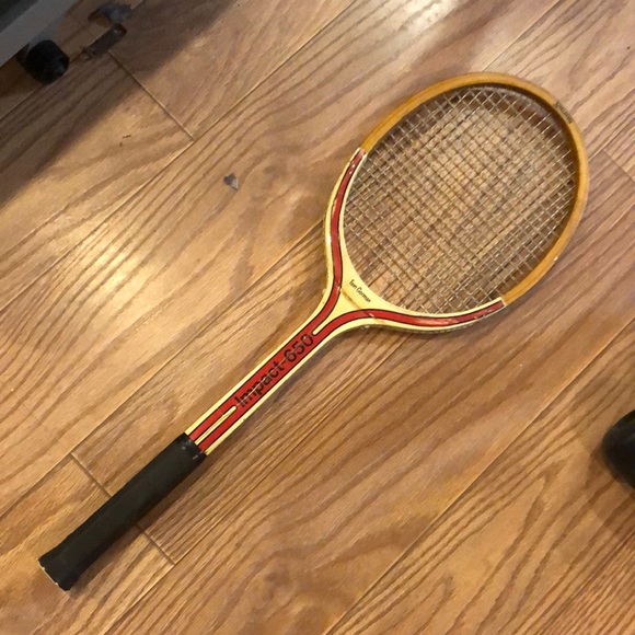 Raquette Vintage Spalding Impact 180 Avec Housse Wilson – Taille L1